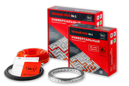 Универсальный кабель под плитку и в стяжку Теплый пол №1 СТСП-75